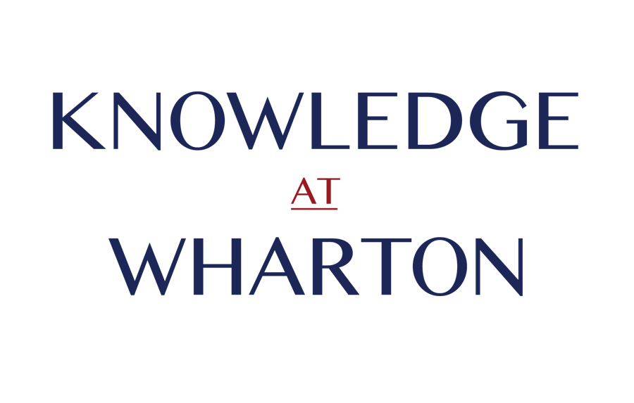 Knowledge@Wharton