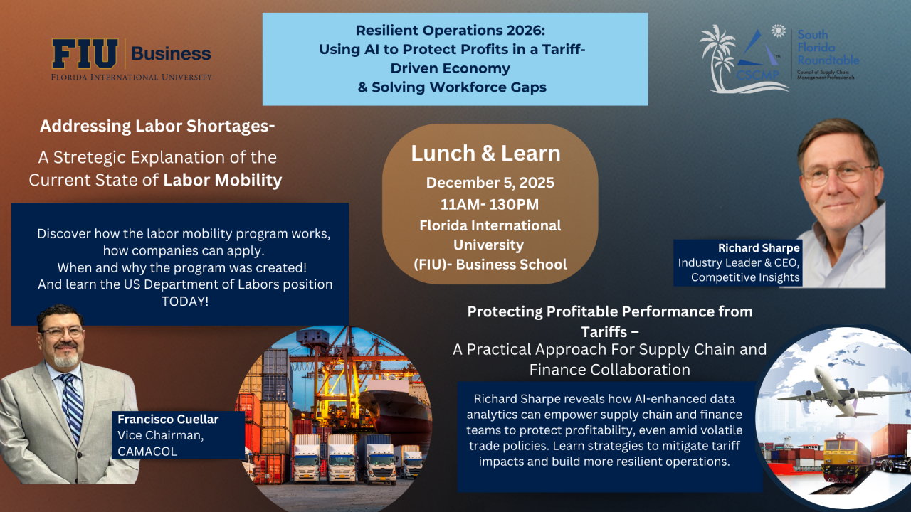 Presentation on Protecting Performance from Tariffs